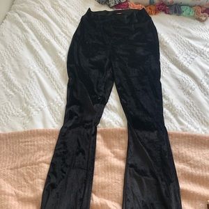 Renamed velvet bell bottoms